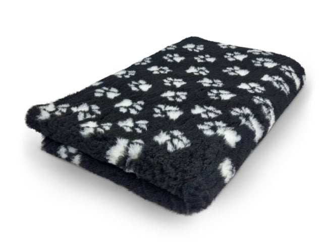 Vet Bed non-slip, 150x100cm, 22 mm, sort m poter
