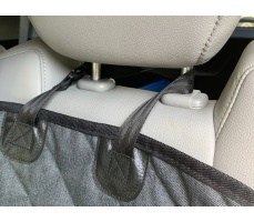 Dirty Dog 3-i-1 Sædeovertræk, 145,5x48cm, Black