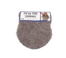 Dirty Dog Shammy Towel, 35x80cm, Grey