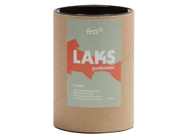 fraQ Godbidder med Laks, 210g