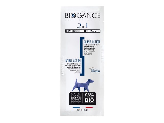 Biogance Prøve 2 i 1 shampoo, 15ml