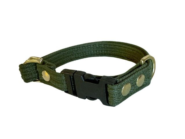 Fenriz halsbånd, grøn, messing